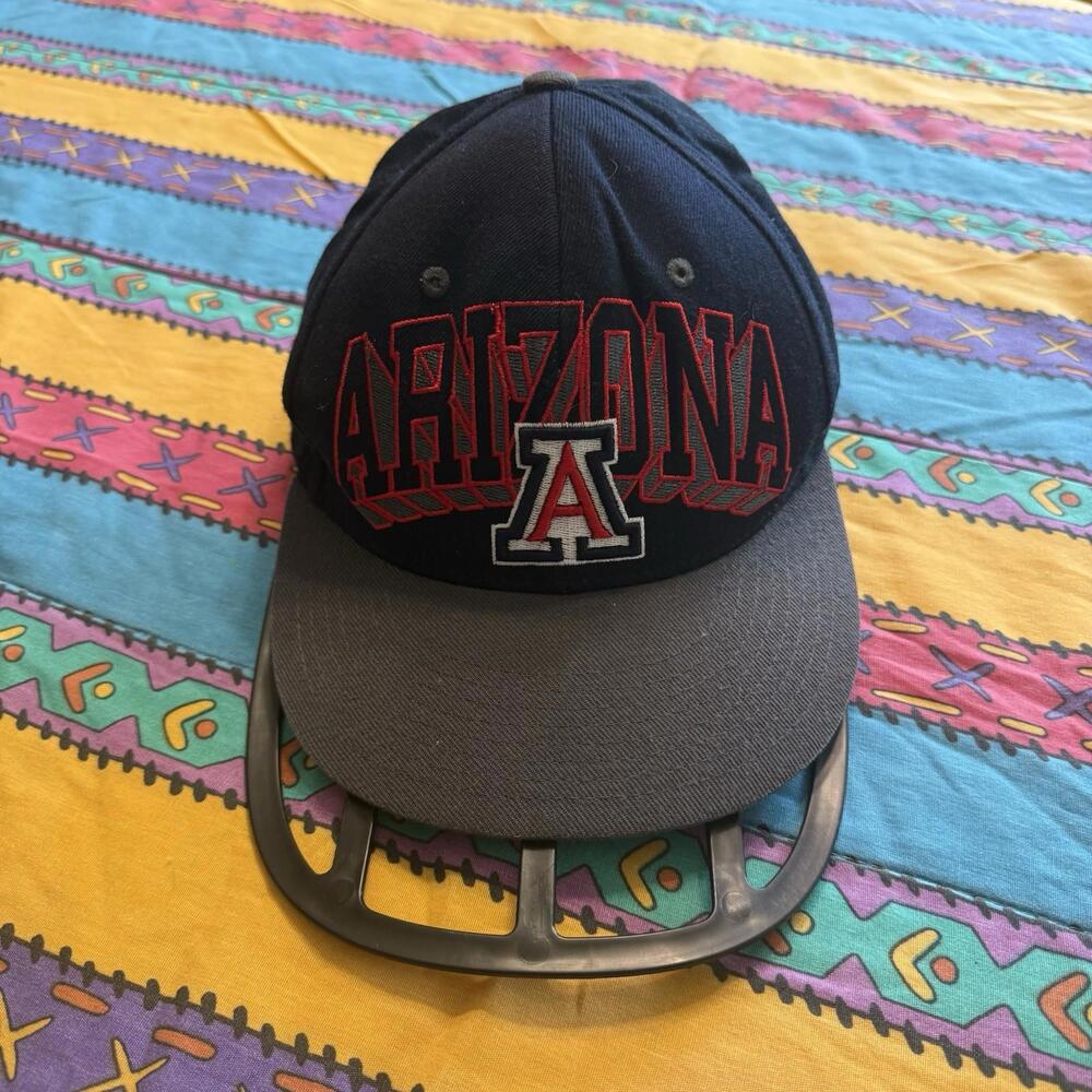 Vintage 90s Arizona Wildcats RARE Zephyr The Z Hat‎ Wool College Sports Hat OSFA